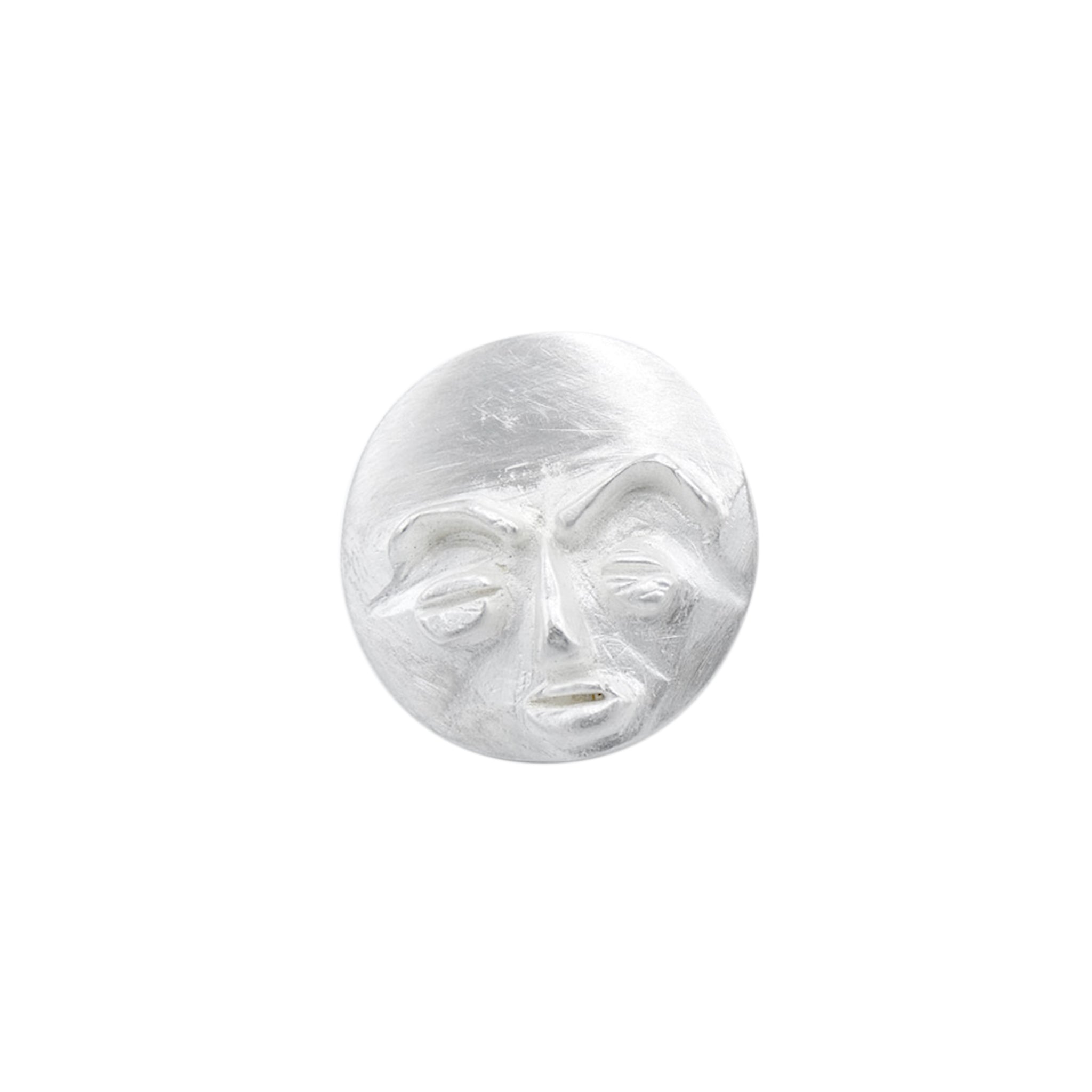 Recycled Sterling Silver Akua maa Ear Stud